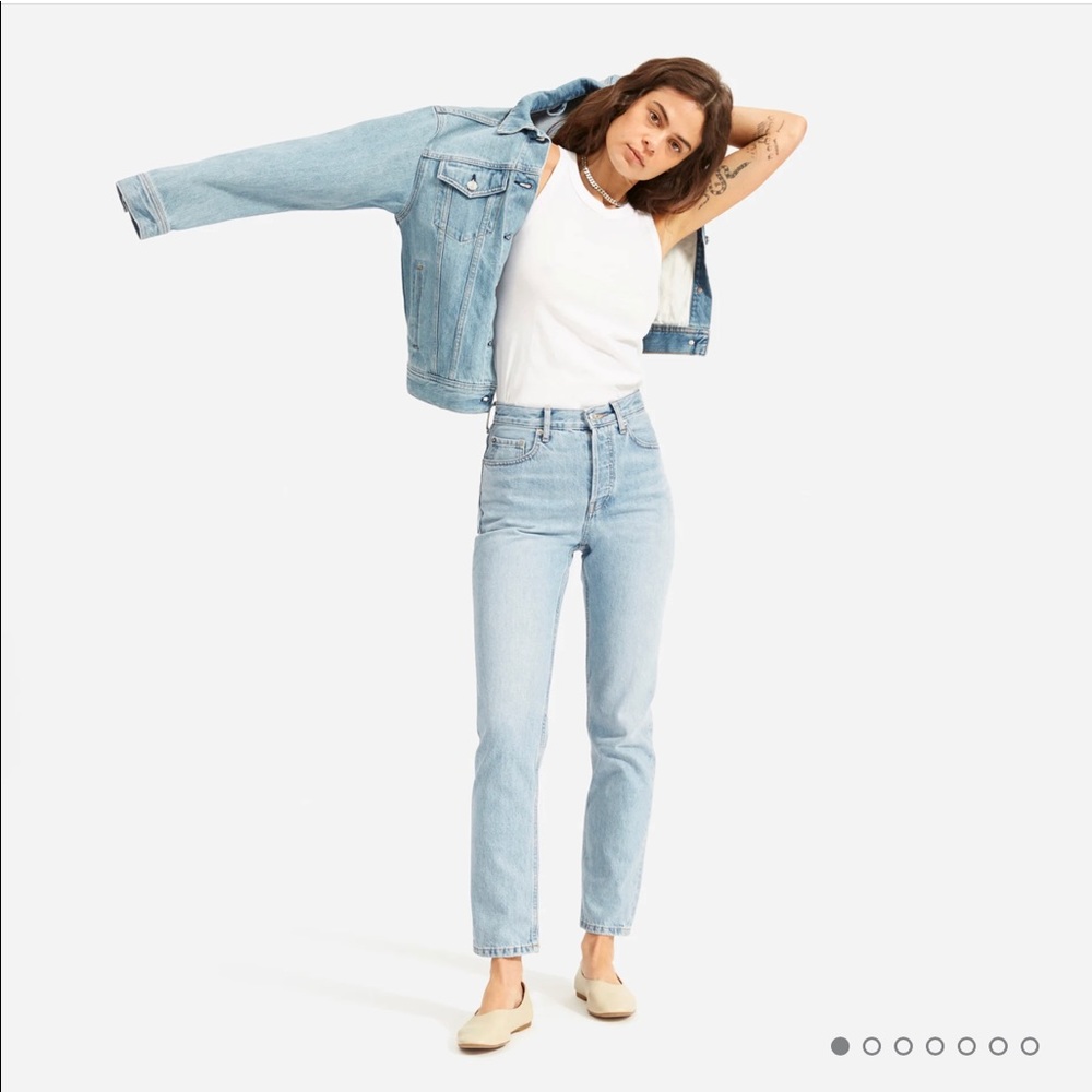 Everlane High Waist Straight Jeans 27